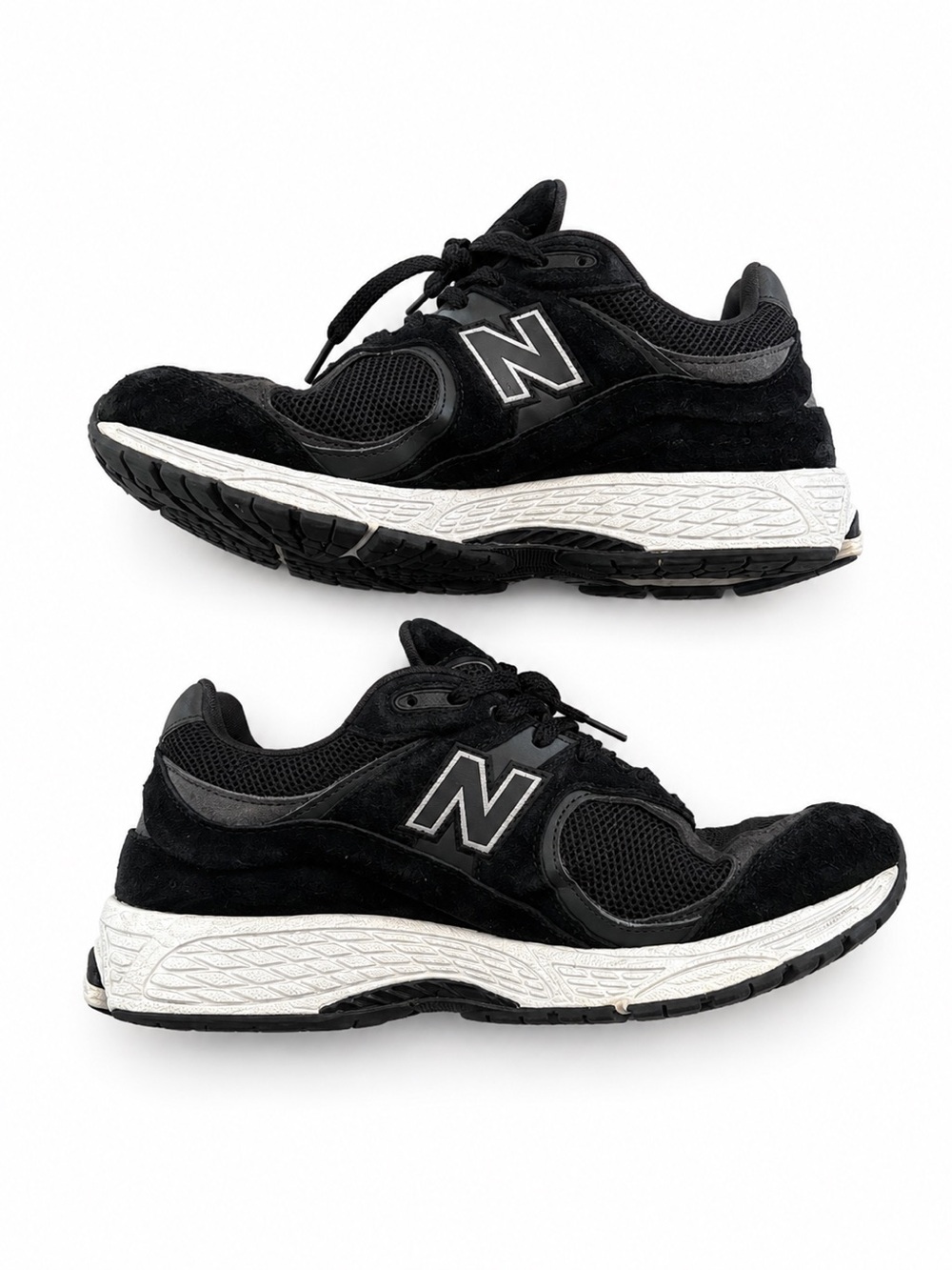 New Balance 2002R Black Gray Sneakers Men’s 10.5 No Insoles